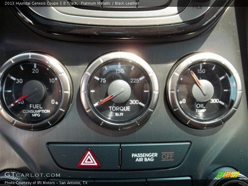Platinum Metallic / Black Leather 2013 Hyundai Genesis Coupe 3.8 Track