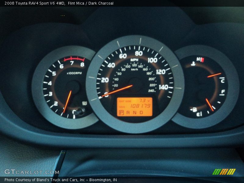 Flint Mica / Dark Charcoal 2008 Toyota RAV4 Sport V6 4WD