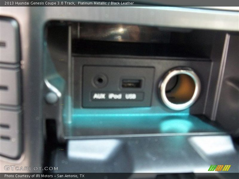 Platinum Metallic / Black Leather 2013 Hyundai Genesis Coupe 3.8 Track