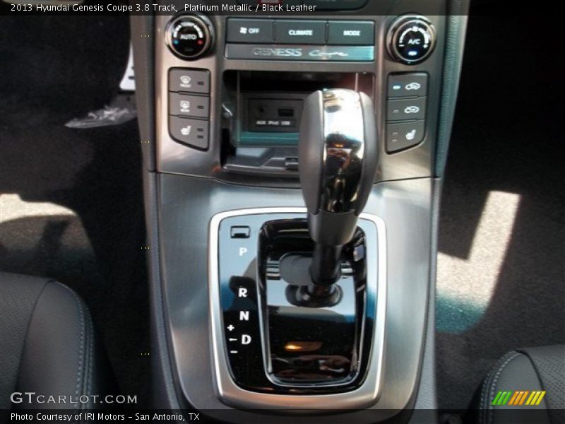 Platinum Metallic / Black Leather 2013 Hyundai Genesis Coupe 3.8 Track