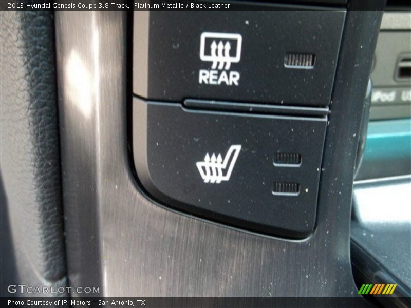 Platinum Metallic / Black Leather 2013 Hyundai Genesis Coupe 3.8 Track