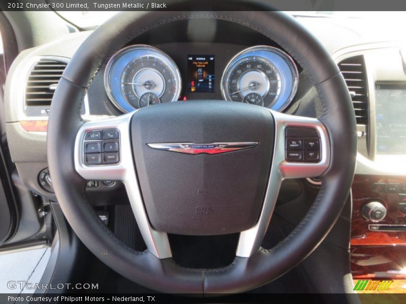 Tungsten Metallic / Black 2012 Chrysler 300 Limited