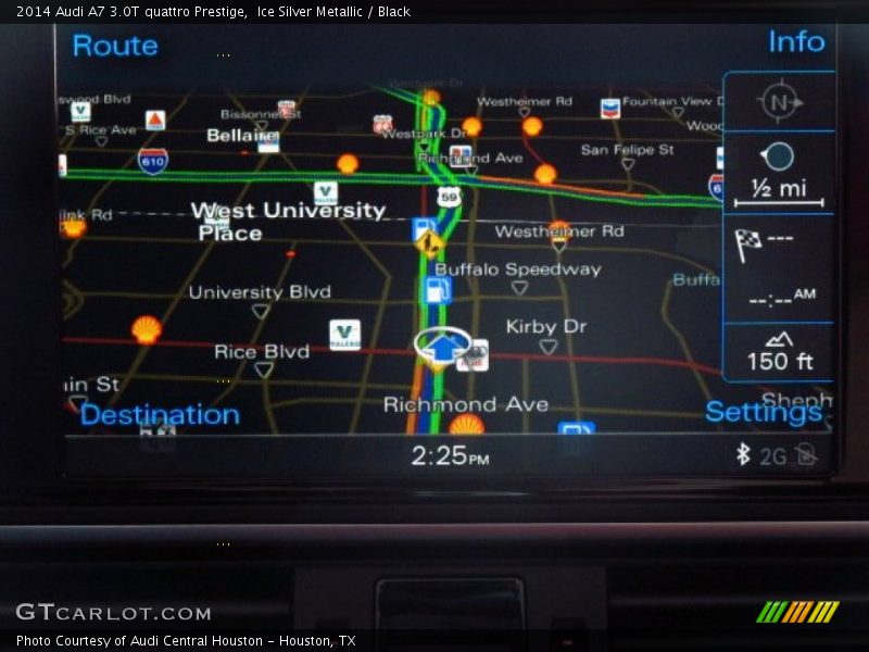 Ice Silver Metallic / Black 2014 Audi A7 3.0T quattro Prestige