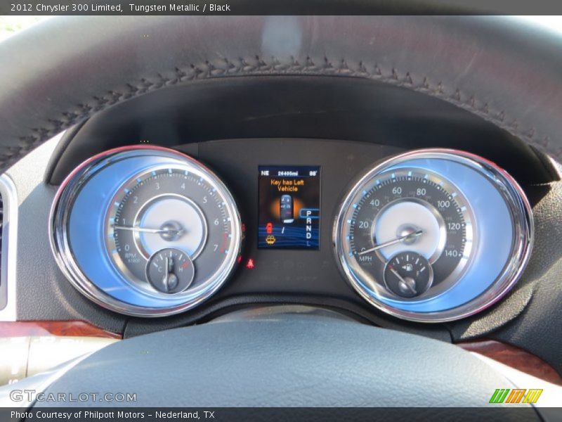 Tungsten Metallic / Black 2012 Chrysler 300 Limited