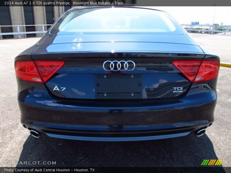 Moonlight Blue Metallic / Black 2014 Audi A7 3.0 TDI quattro Prestige