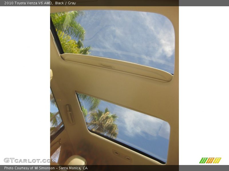 Black / Gray 2010 Toyota Venza V6 AWD