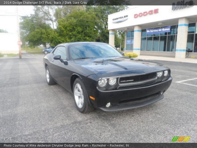 Black / Dark Slate Gray 2014 Dodge Challenger SXT Plus