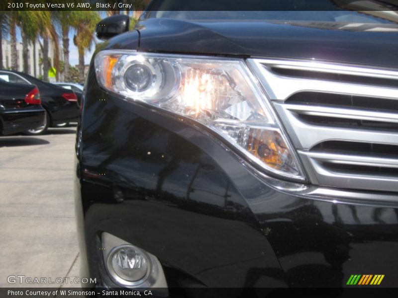 Black / Gray 2010 Toyota Venza V6 AWD