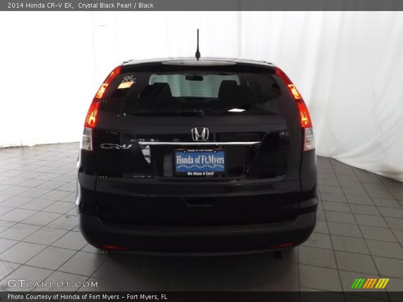 Crystal Black Pearl / Black 2014 Honda CR-V EX