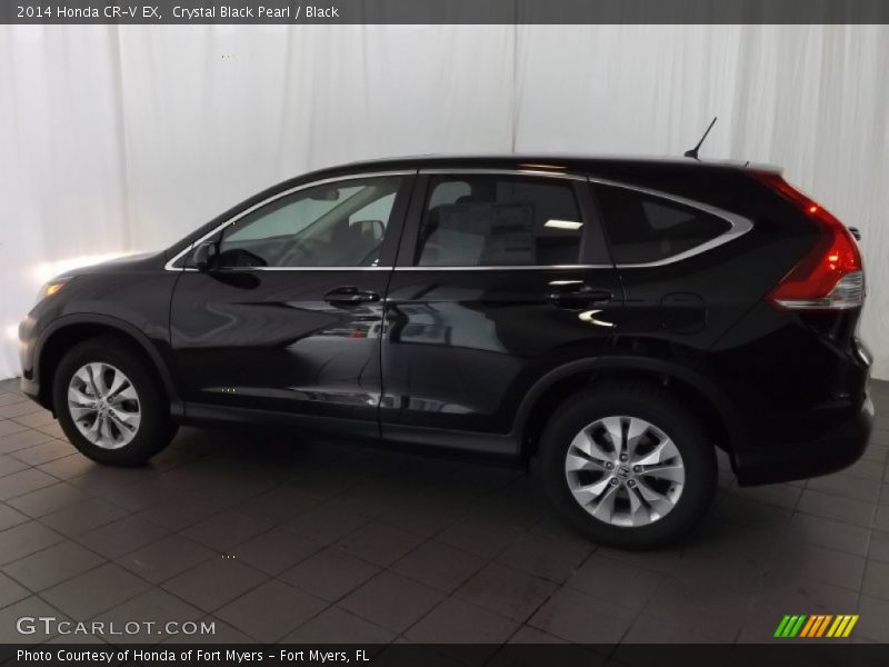 Crystal Black Pearl / Black 2014 Honda CR-V EX