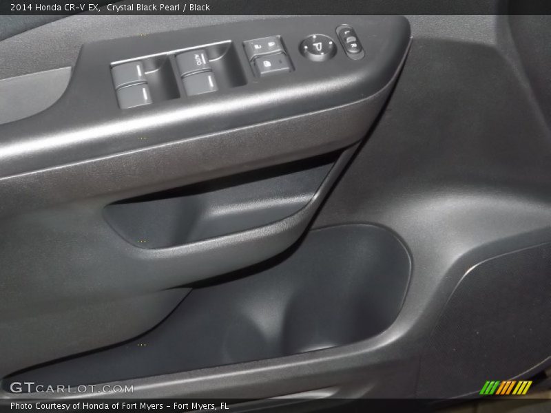 Crystal Black Pearl / Black 2014 Honda CR-V EX