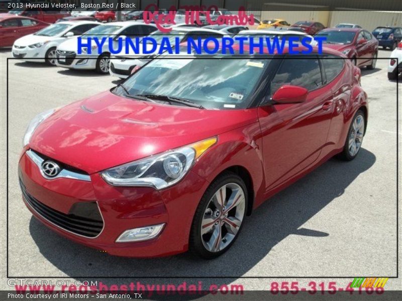 Boston Red / Black 2013 Hyundai Veloster