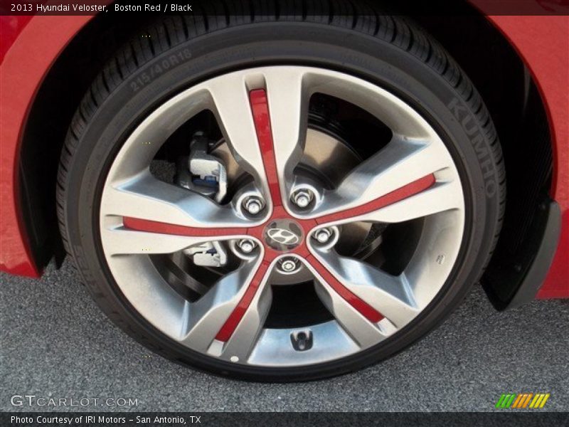 Boston Red / Black 2013 Hyundai Veloster
