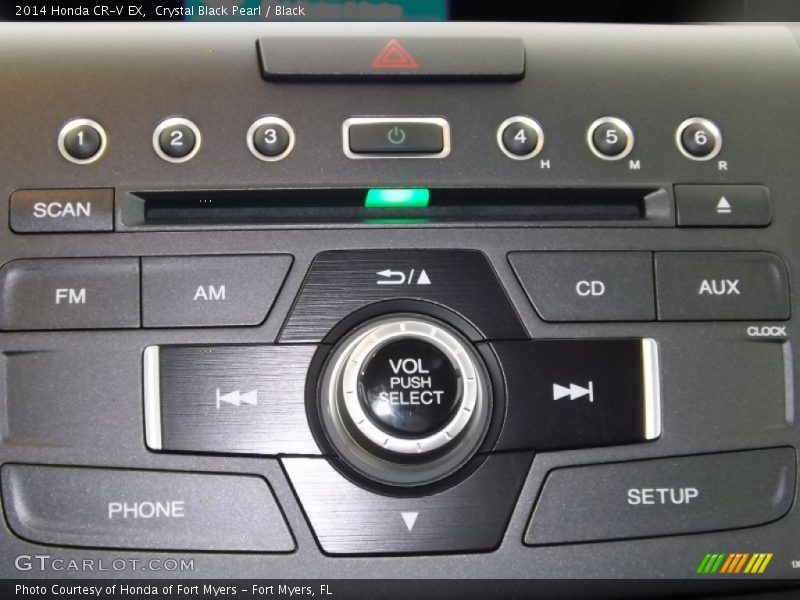Crystal Black Pearl / Black 2014 Honda CR-V EX