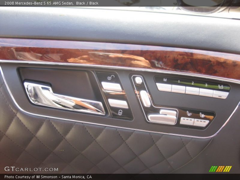 Black / Black 2008 Mercedes-Benz S 65 AMG Sedan