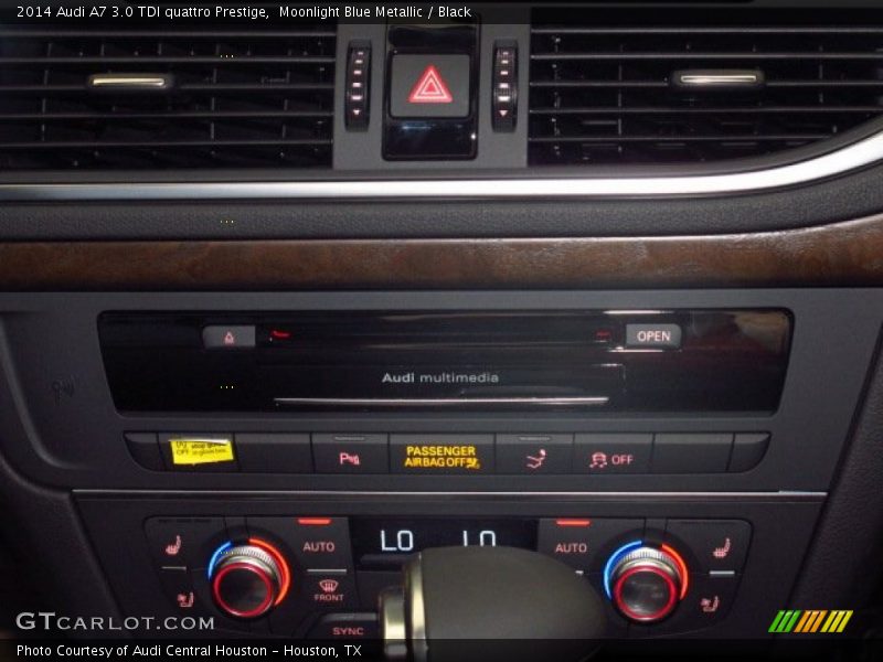 Moonlight Blue Metallic / Black 2014 Audi A7 3.0 TDI quattro Prestige