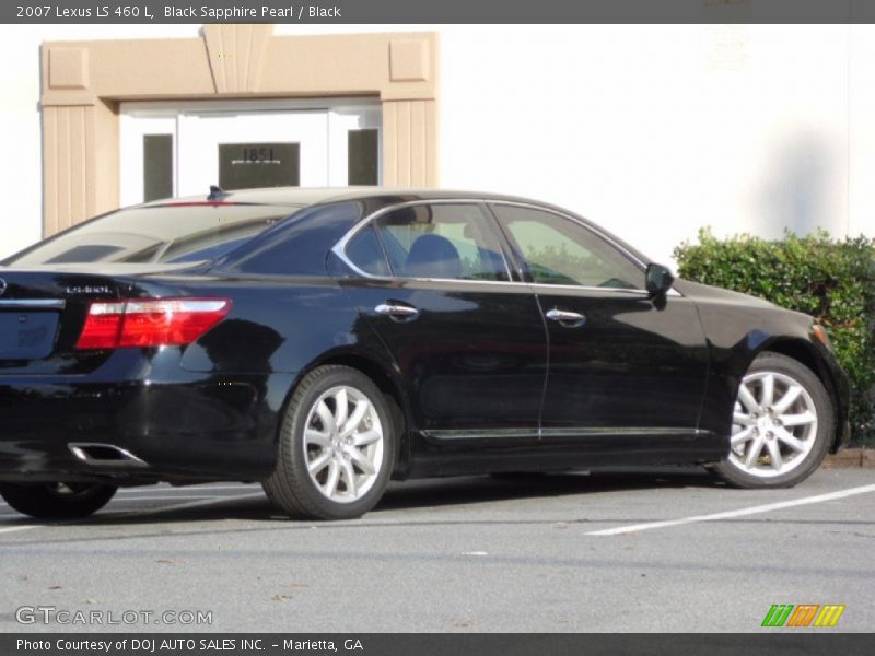Black Sapphire Pearl / Black 2007 Lexus LS 460 L