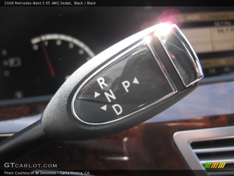 Black / Black 2008 Mercedes-Benz S 65 AMG Sedan