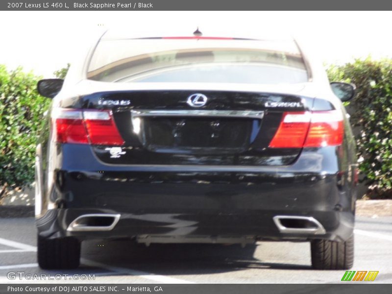 Black Sapphire Pearl / Black 2007 Lexus LS 460 L