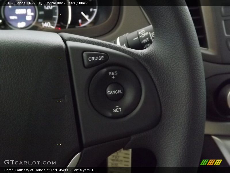 Crystal Black Pearl / Black 2014 Honda CR-V EX