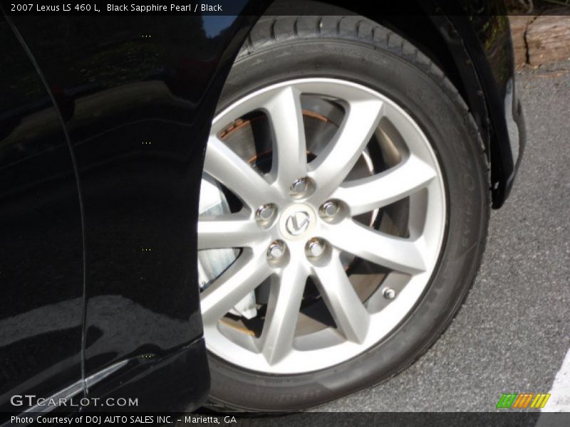 Black Sapphire Pearl / Black 2007 Lexus LS 460 L