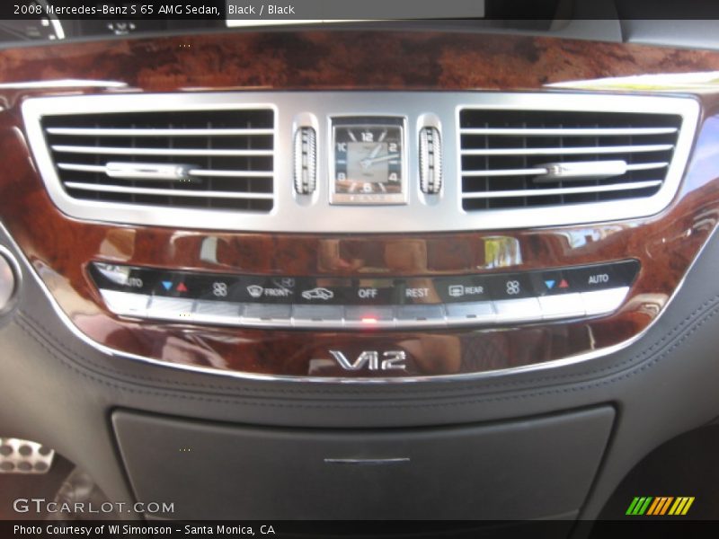 Black / Black 2008 Mercedes-Benz S 65 AMG Sedan