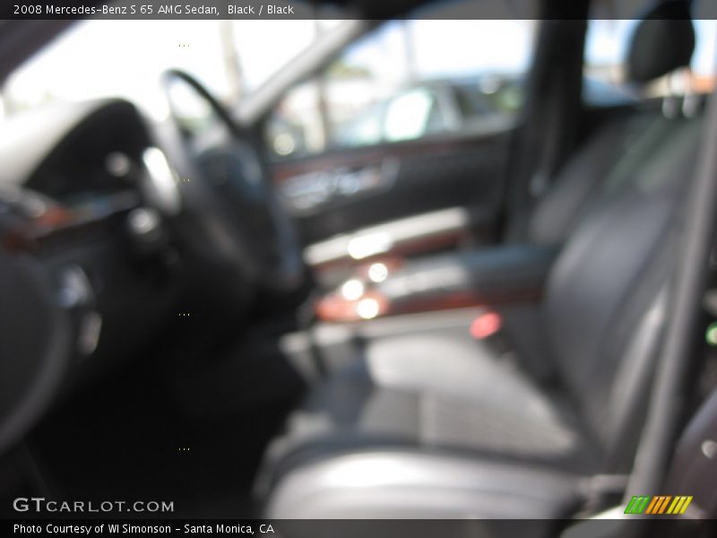 Black / Black 2008 Mercedes-Benz S 65 AMG Sedan