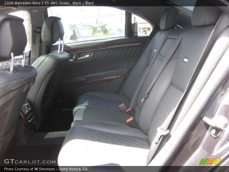 Black / Black 2008 Mercedes-Benz S 65 AMG Sedan