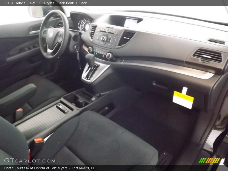 Crystal Black Pearl / Black 2014 Honda CR-V EX