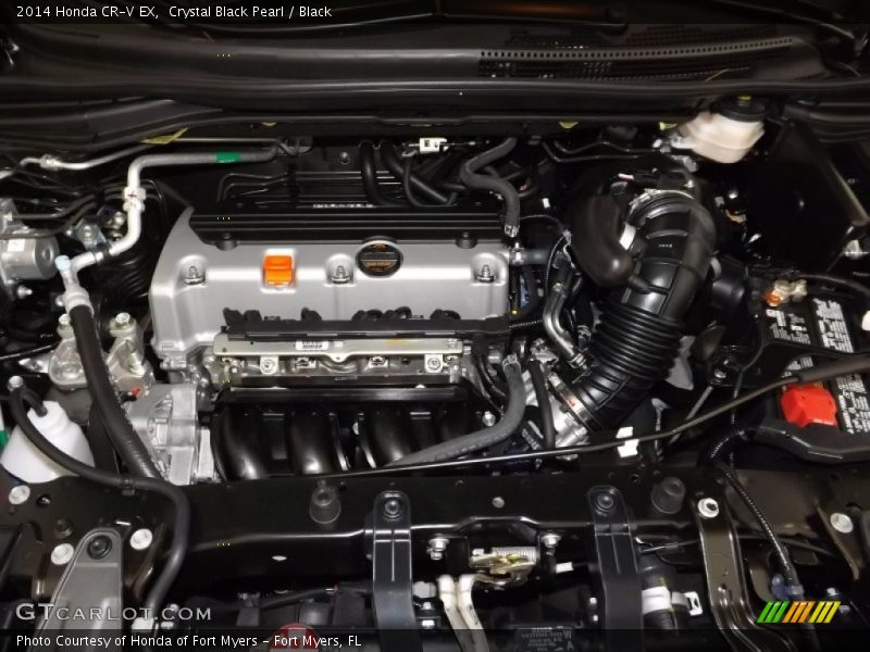 Crystal Black Pearl / Black 2014 Honda CR-V EX