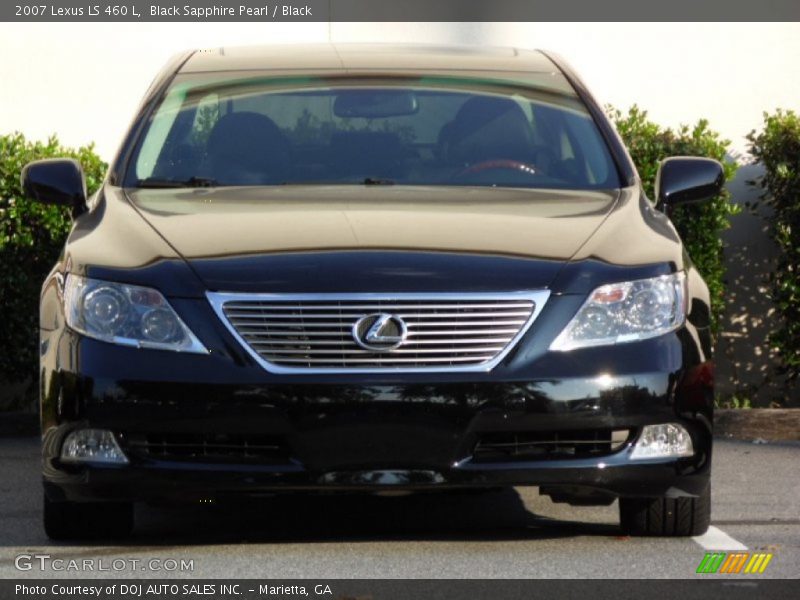 Black Sapphire Pearl / Black 2007 Lexus LS 460 L