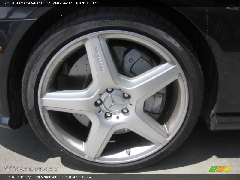 Black / Black 2008 Mercedes-Benz S 65 AMG Sedan