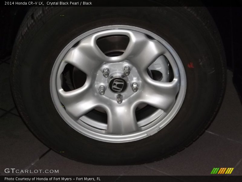 Crystal Black Pearl / Black 2014 Honda CR-V LX