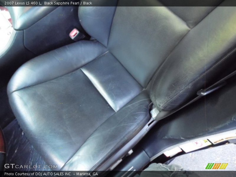 Black Sapphire Pearl / Black 2007 Lexus LS 460 L