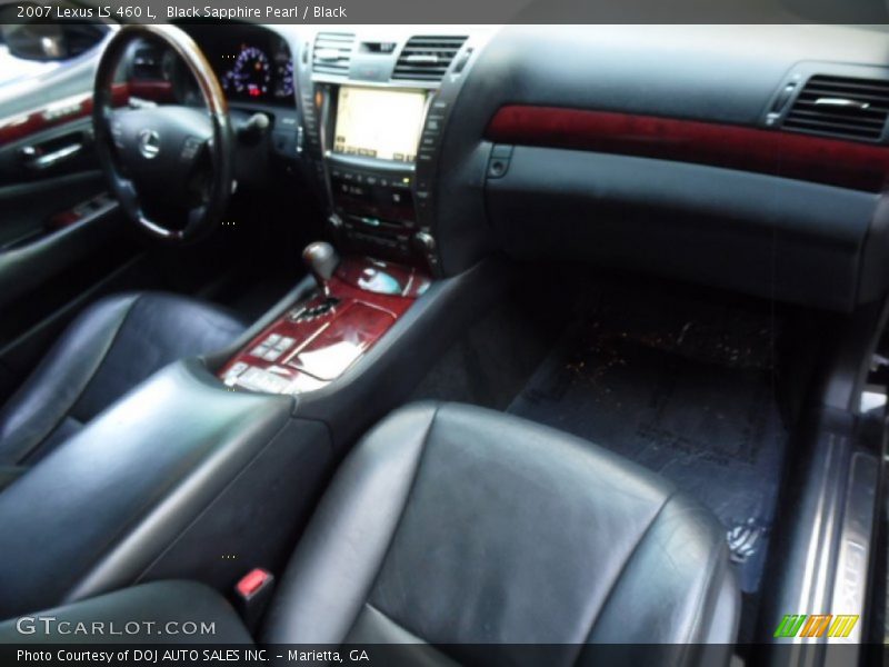 Black Sapphire Pearl / Black 2007 Lexus LS 460 L
