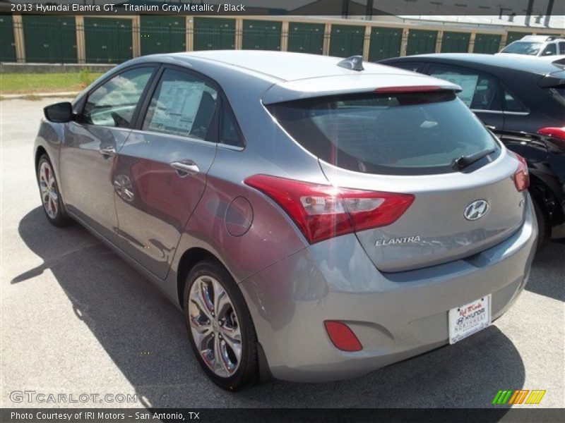 Titanium Gray Metallic / Black 2013 Hyundai Elantra GT