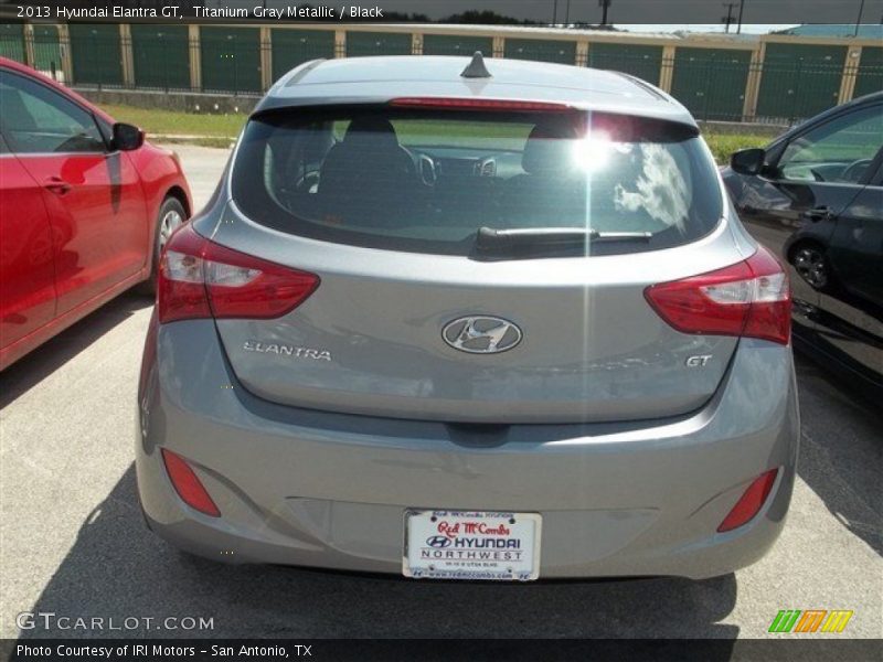Titanium Gray Metallic / Black 2013 Hyundai Elantra GT