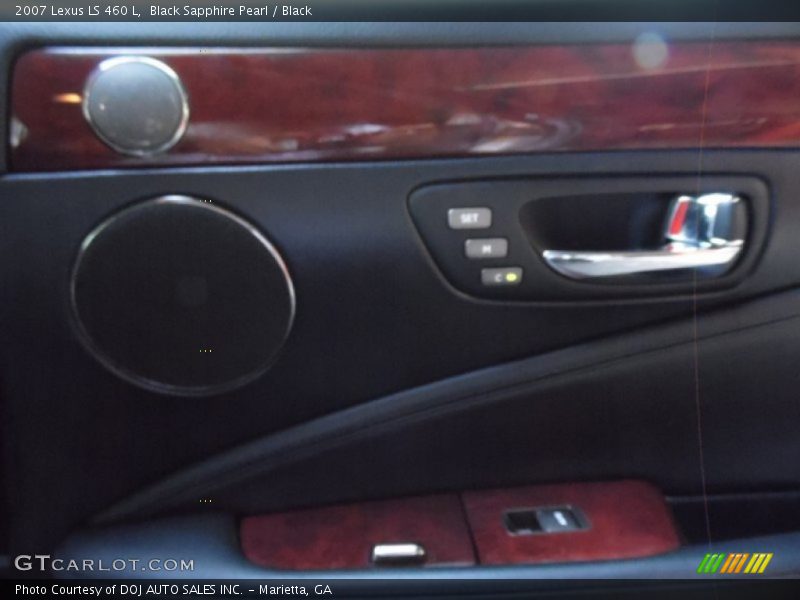 Black Sapphire Pearl / Black 2007 Lexus LS 460 L
