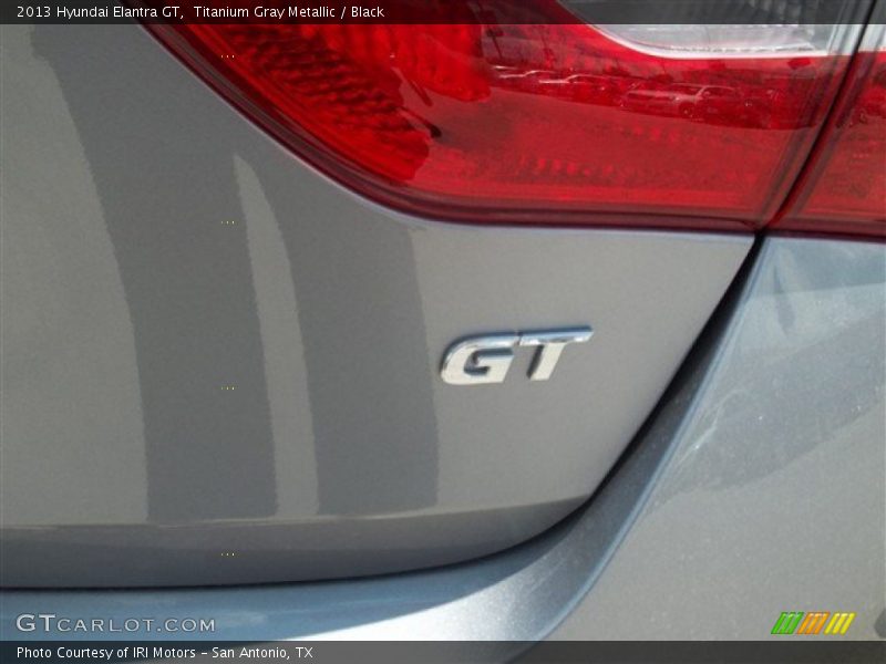 Titanium Gray Metallic / Black 2013 Hyundai Elantra GT