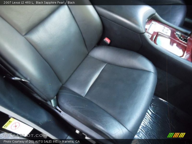 Black Sapphire Pearl / Black 2007 Lexus LS 460 L