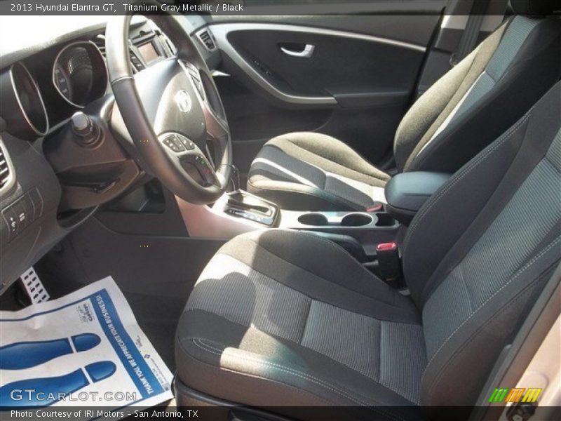 Titanium Gray Metallic / Black 2013 Hyundai Elantra GT