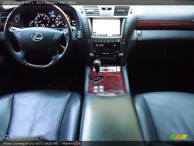 Black Sapphire Pearl / Black 2007 Lexus LS 460 L