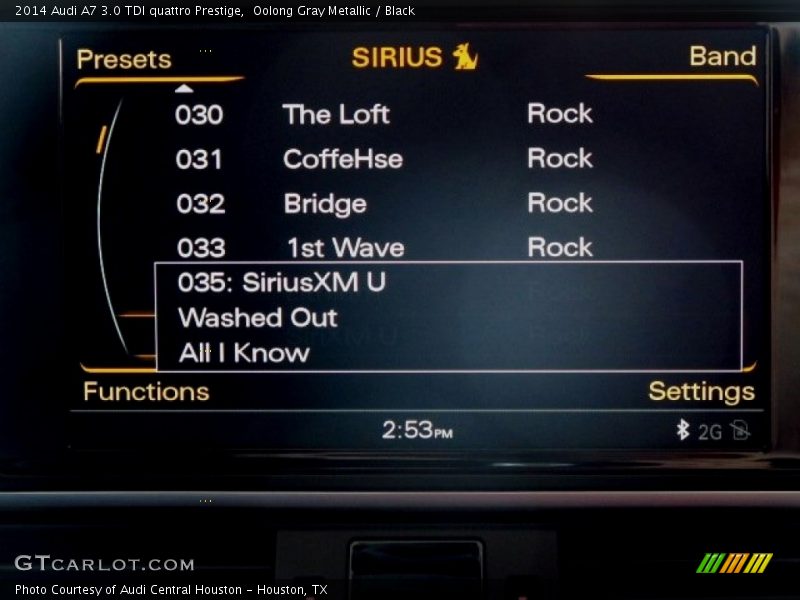 Oolong Gray Metallic / Black 2014 Audi A7 3.0 TDI quattro Prestige