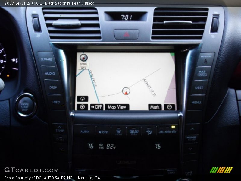 Black Sapphire Pearl / Black 2007 Lexus LS 460 L