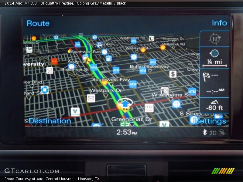 Oolong Gray Metallic / Black 2014 Audi A7 3.0 TDI quattro Prestige