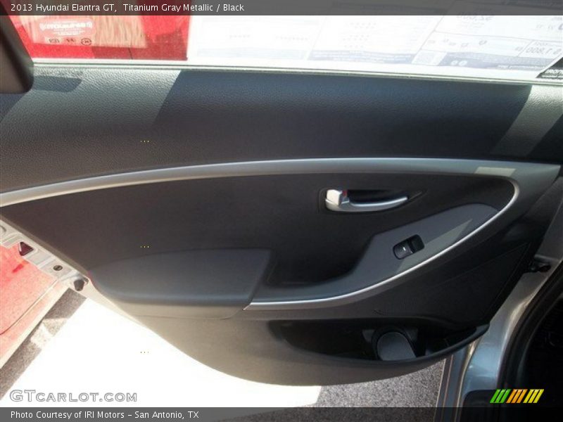 Titanium Gray Metallic / Black 2013 Hyundai Elantra GT