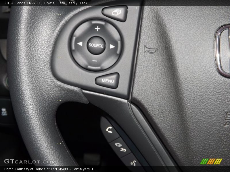 Crystal Black Pearl / Black 2014 Honda CR-V LX
