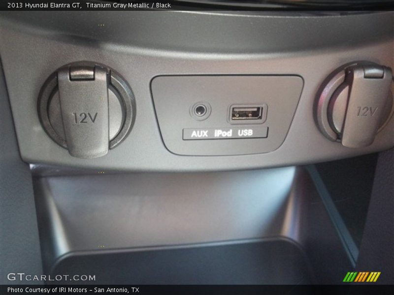 Titanium Gray Metallic / Black 2013 Hyundai Elantra GT