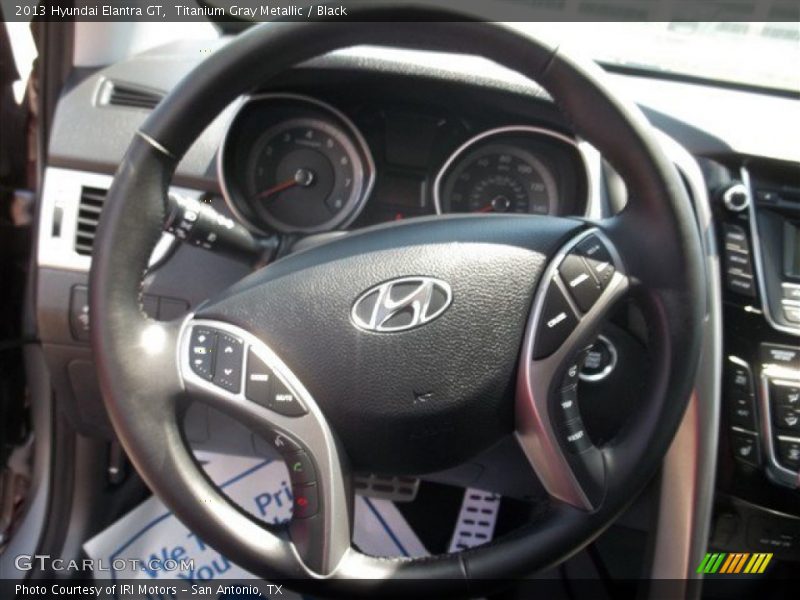 Titanium Gray Metallic / Black 2013 Hyundai Elantra GT