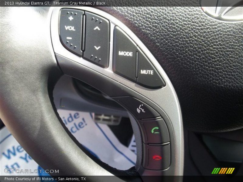 Titanium Gray Metallic / Black 2013 Hyundai Elantra GT